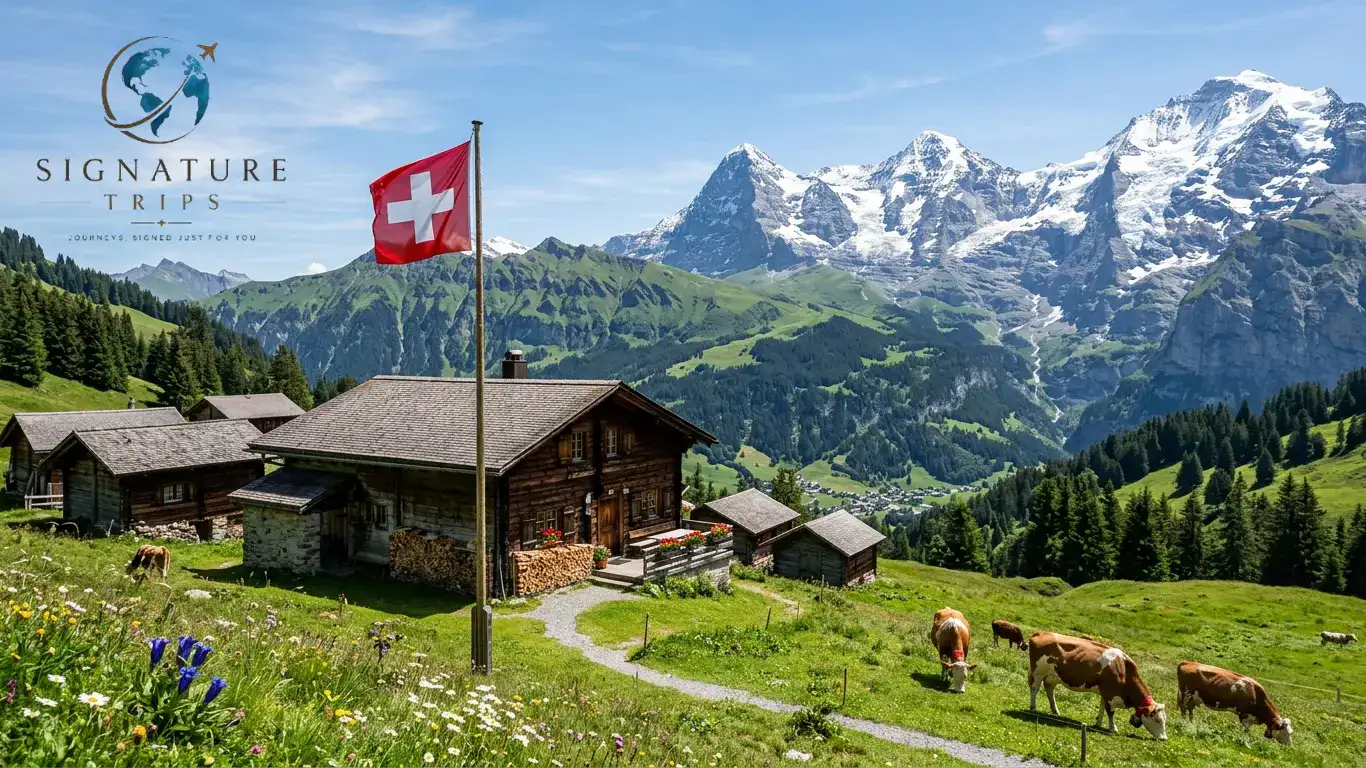 Switzerland huts