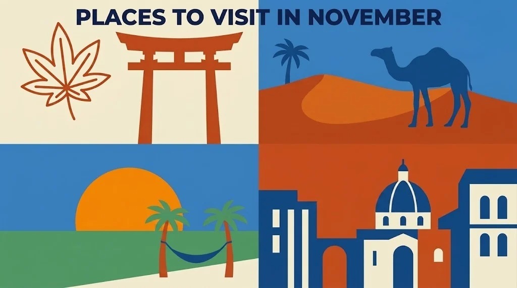 travel places for November